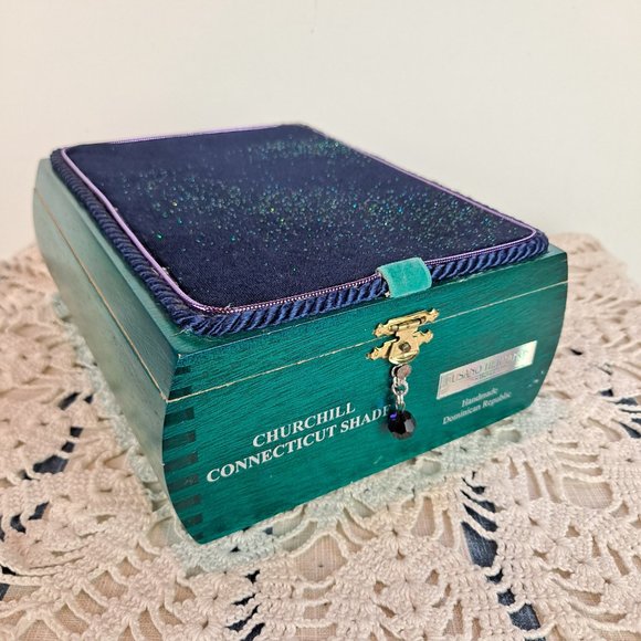 Handcrafter Keepsake / Jewelry Box from Cigar Box - Picture 2 of 10